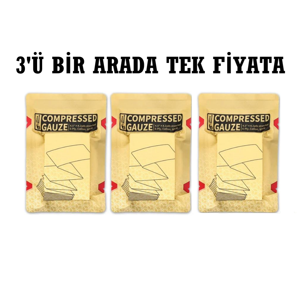 Compressed Gauze