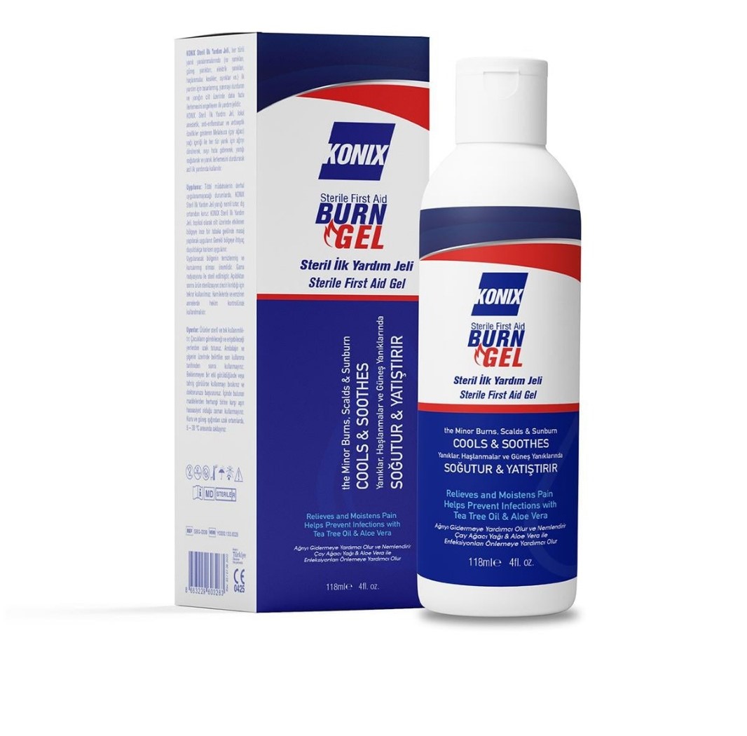 KONIX Sterile Burn Gel 118ml